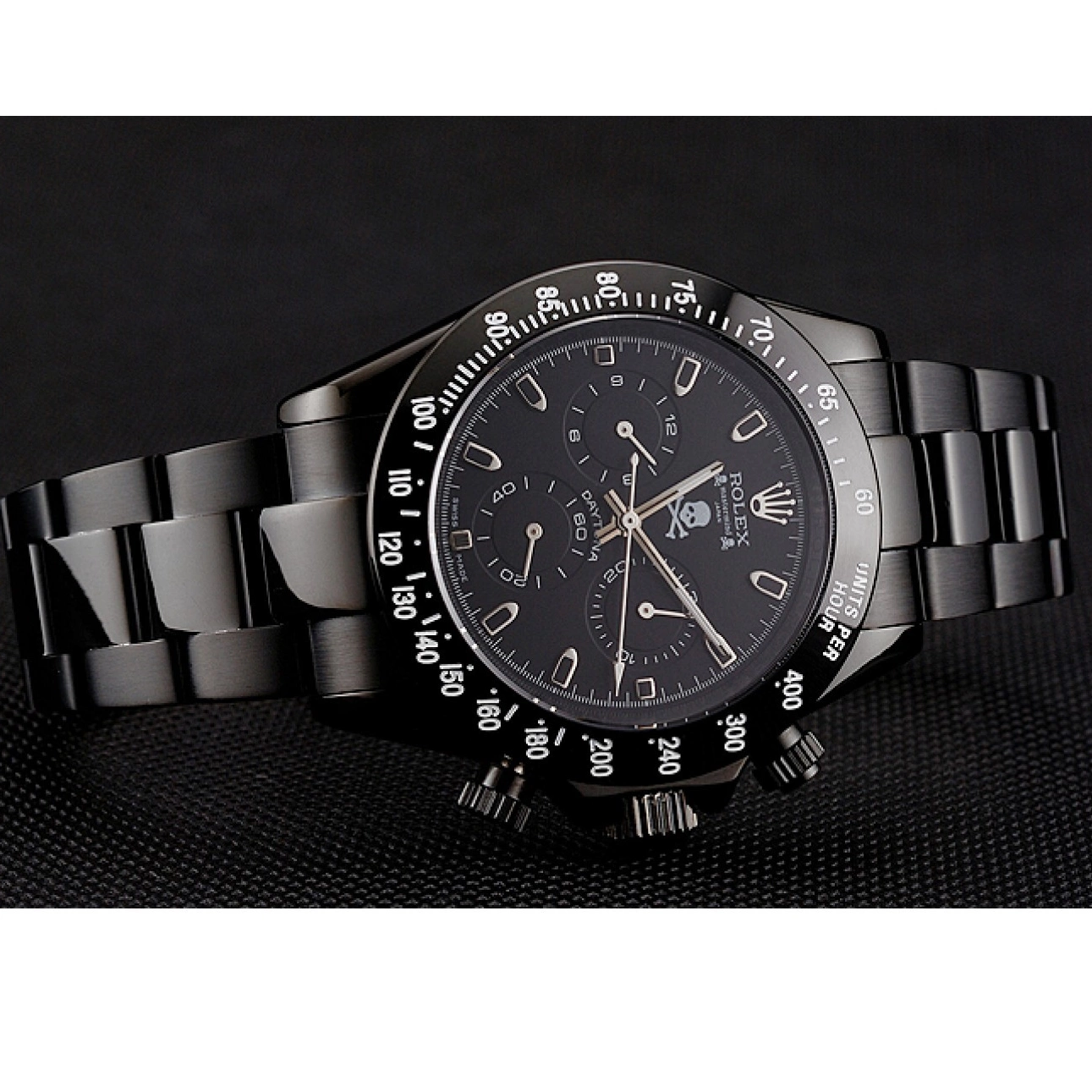 Aaa replica watch Mastermind Japan Black Rolex Daytona 1454023 0530